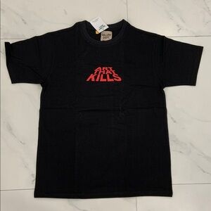 Gallery Dept Art That Kills Black & Red Logo Tee Mens Size Small & Medium